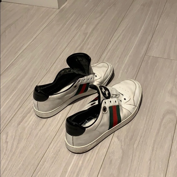 white gucci mens sneakers